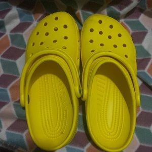 Yellow crocs
